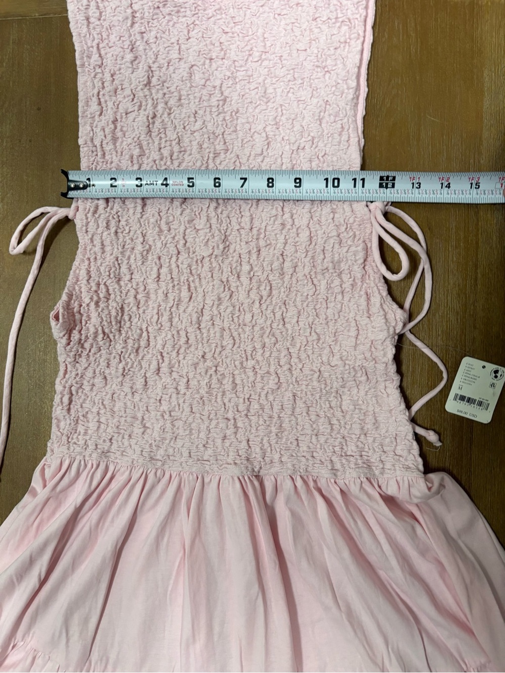 Free People Blush Pink Sleeveless Tiered Maxi Dress - Picture 10 of 10